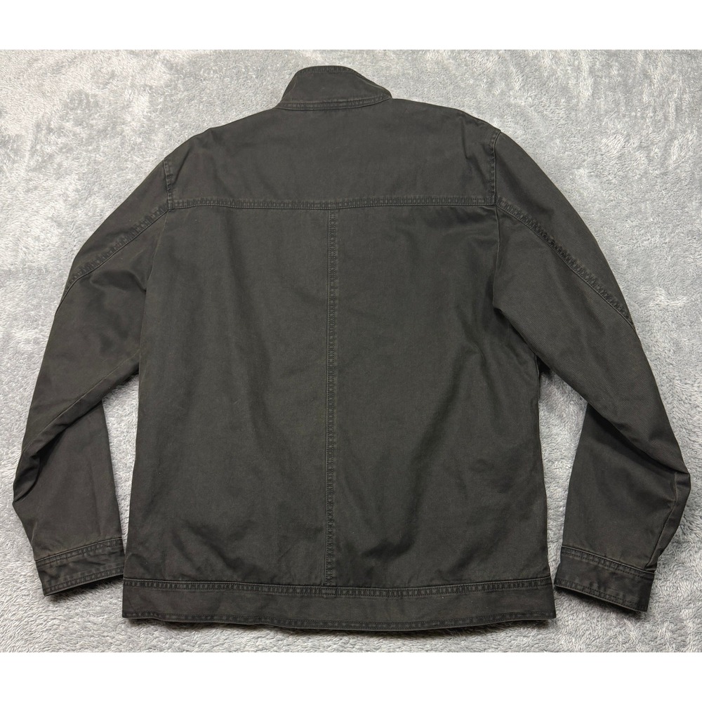 Rodd & Gunn The Jack Jacket Mens XL Gray Brown Bracken Distressed Italian Canvas - Picture 2 of 11